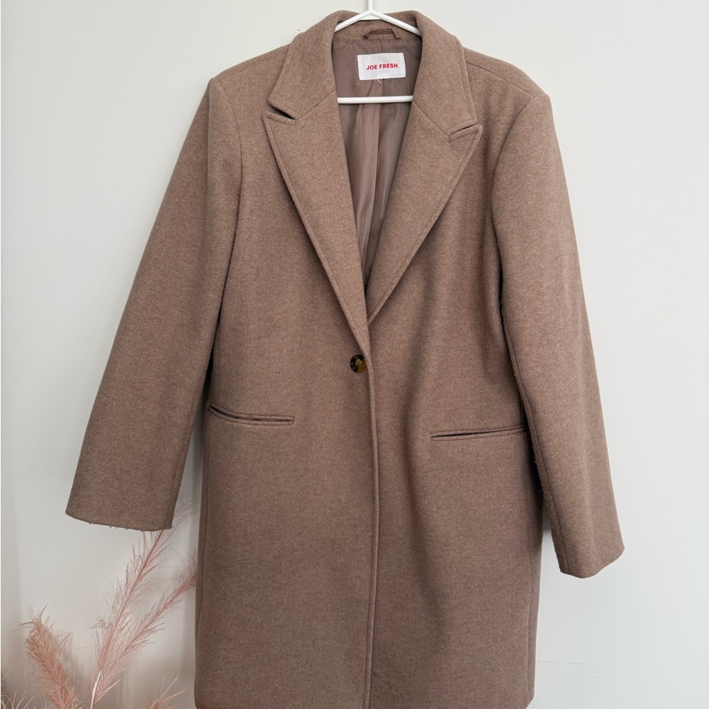 Long Women’s Tan Coat (see descriptions and photos)